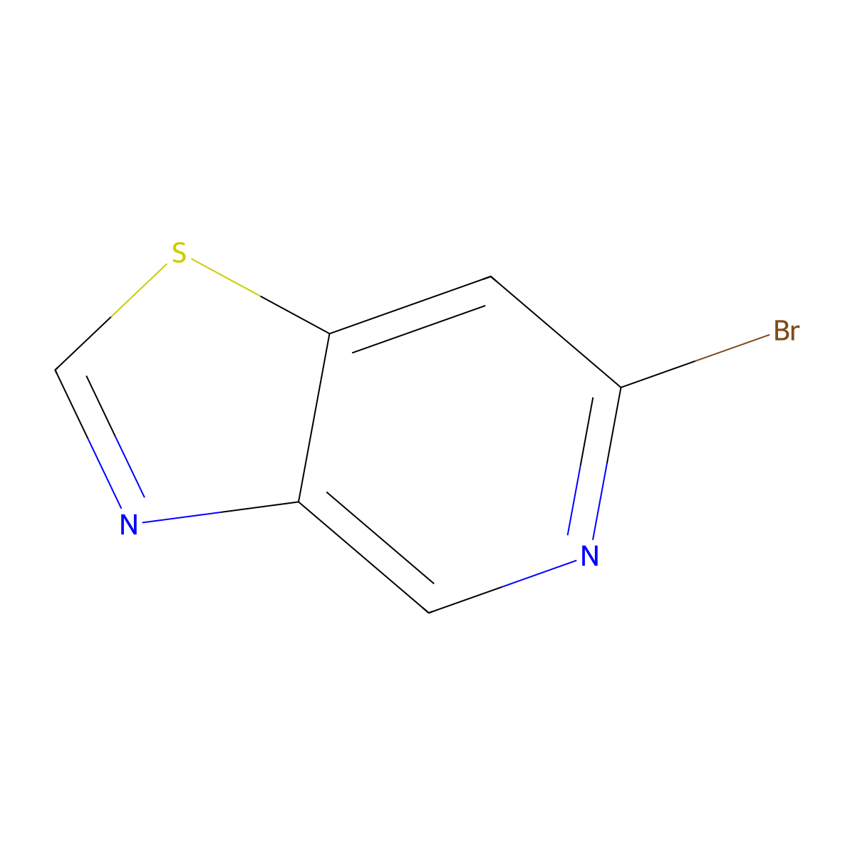 6-Bromothiazolo[4,5-c]pyridine molecular structure, CAS 1234014-66-4