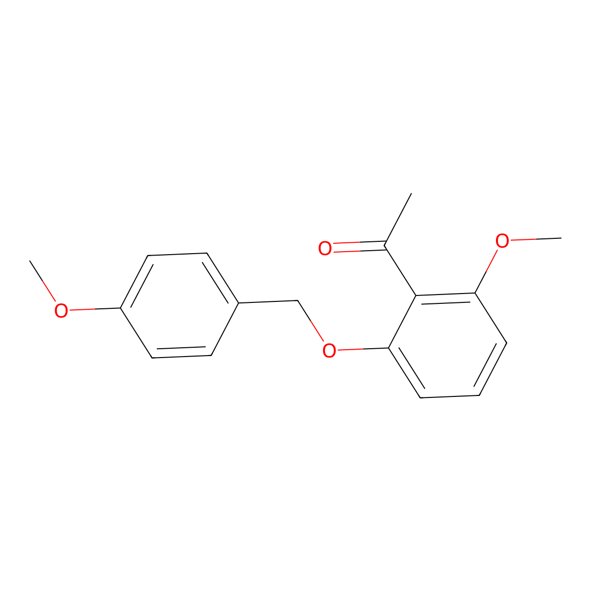 2'-Methoxy-6'-(4-methoxybenzyloxy)acetophenone molecular structure, CAS 1234015-61-2