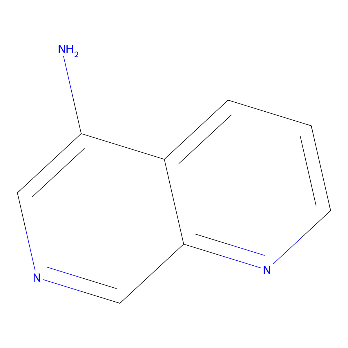 1,7-Naphthyridin-5-amine molecular structure, CAS 123434-45-7
