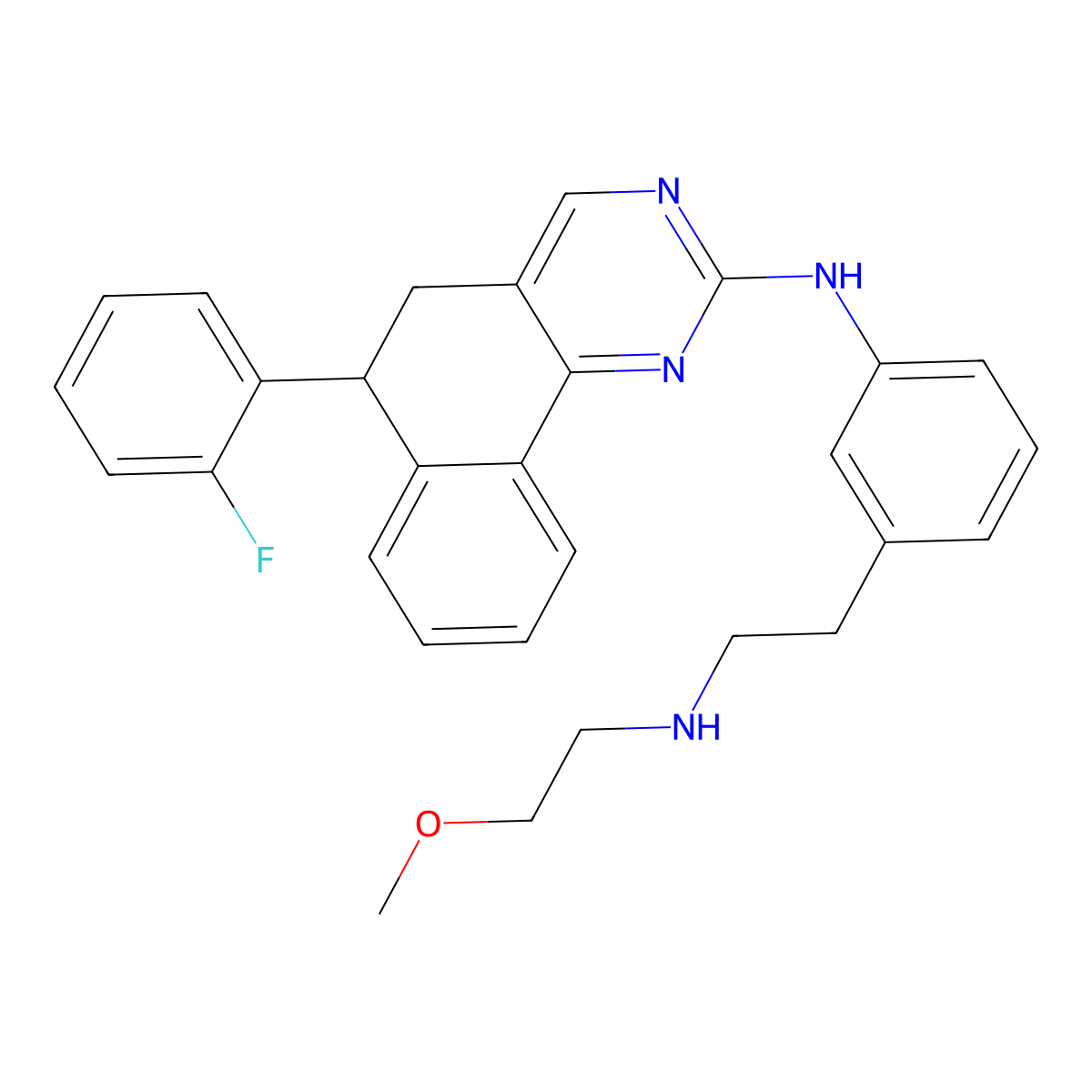 Derazantinib molecular structure, CAS 1234356-69-4