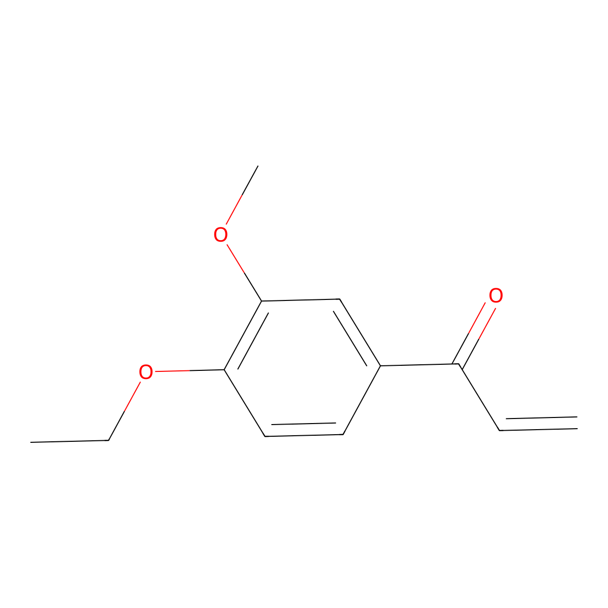 1-(4-Ethoxy-3-methoxyphenyl)prop-2-en-1-one molecular structure, CAS 1234363-56-4