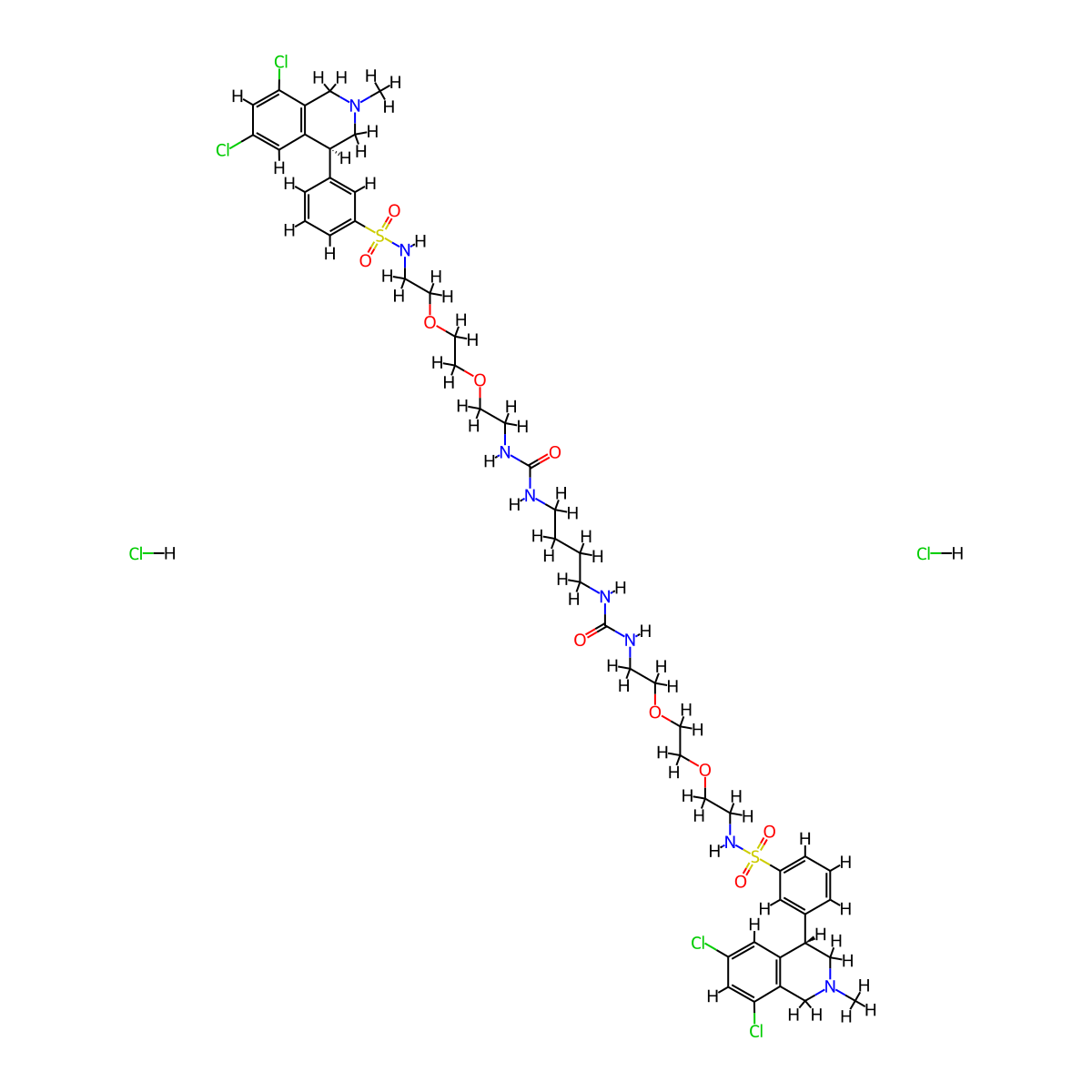 Tenapanor Hydrochloride molecular structure, CAS 1234365-97-9