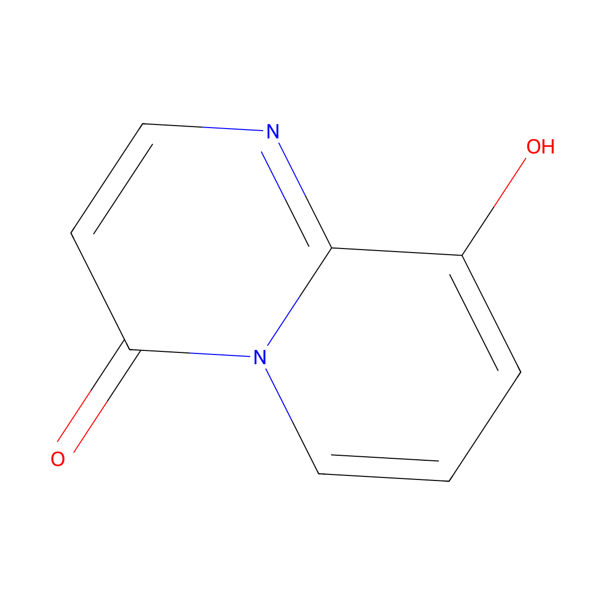 9-hydroxy-4H-pyrido[1,2-a]pyrimidin-4-one molecular structure, CAS 123458-49-1