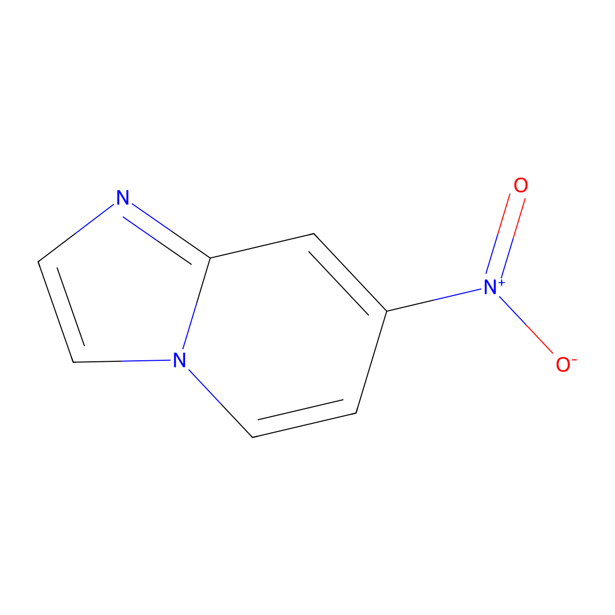 7-Nitro-imidazo[1,2-A]pyridine molecular structure, CAS 1234615-93-0