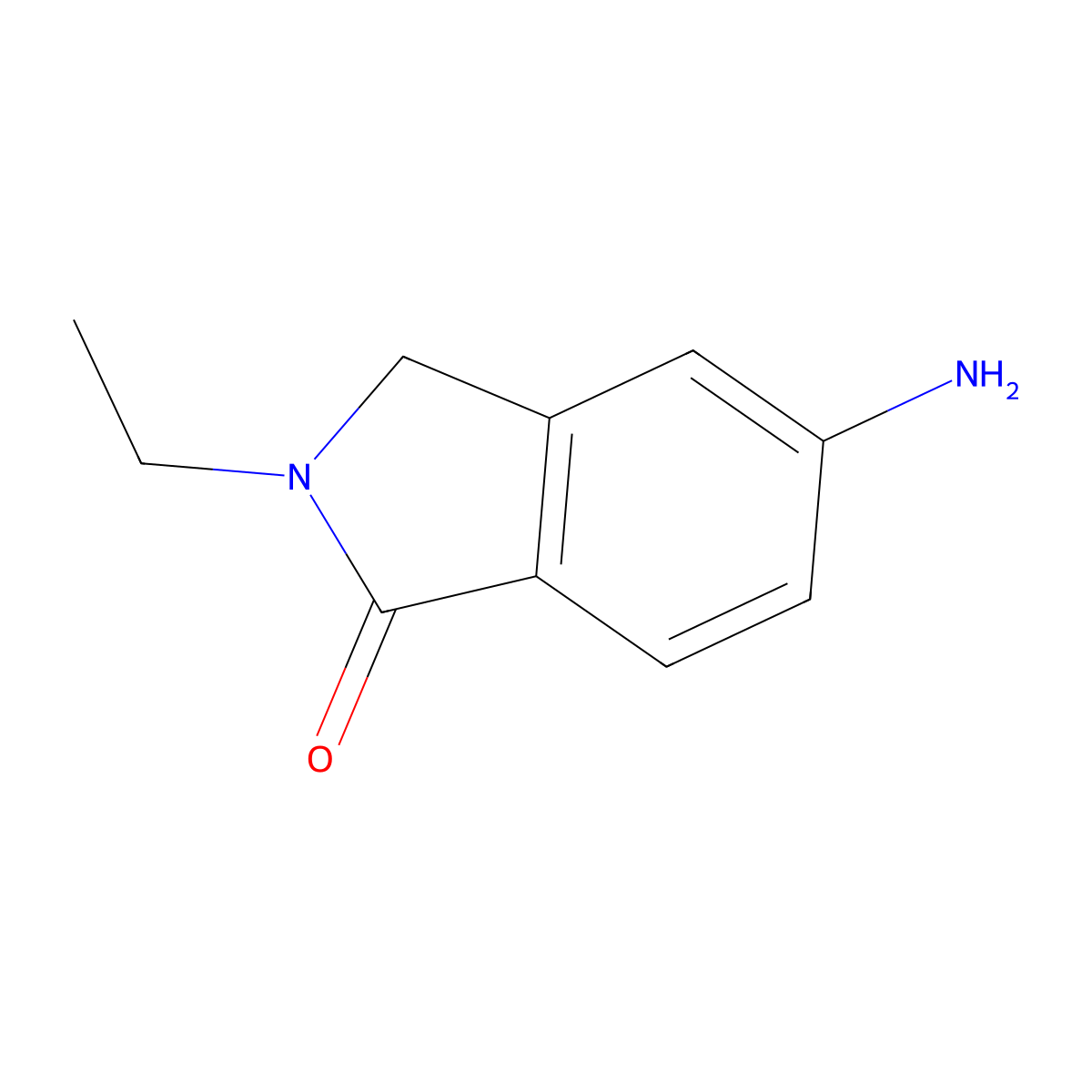 5-Amino-2-ethyl-2,3-dihydro-1H-isoindol-1-one molecular structure, CAS 1234615-94-1