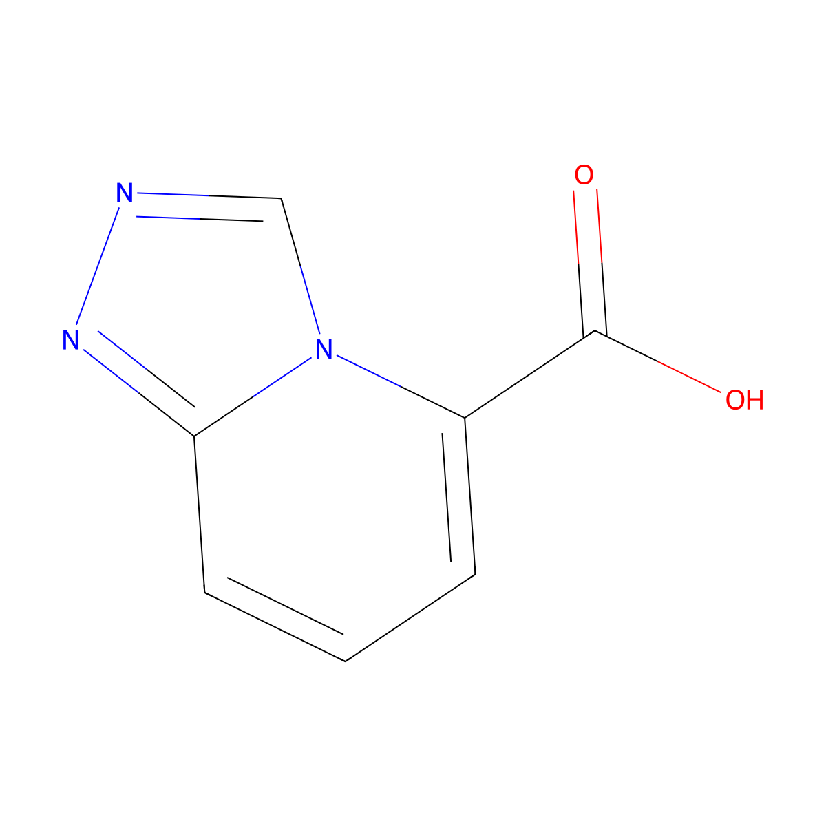 [1,2,4]Triazolo[4,3-A]pyridine-5-carboxylic acid molecular structure, CAS 1234615-95-2