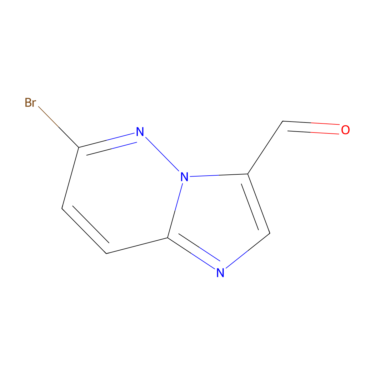 6-Bromoimidazo[1,2-b]pyridazine-3-carbaldehyde molecular structure, CAS 1234616-23-9