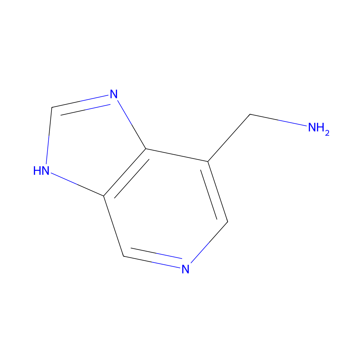 (3H-Imidazo[4,5-c]pyridin-7-yl)methanamine molecular structure, CAS 1234616-34-2