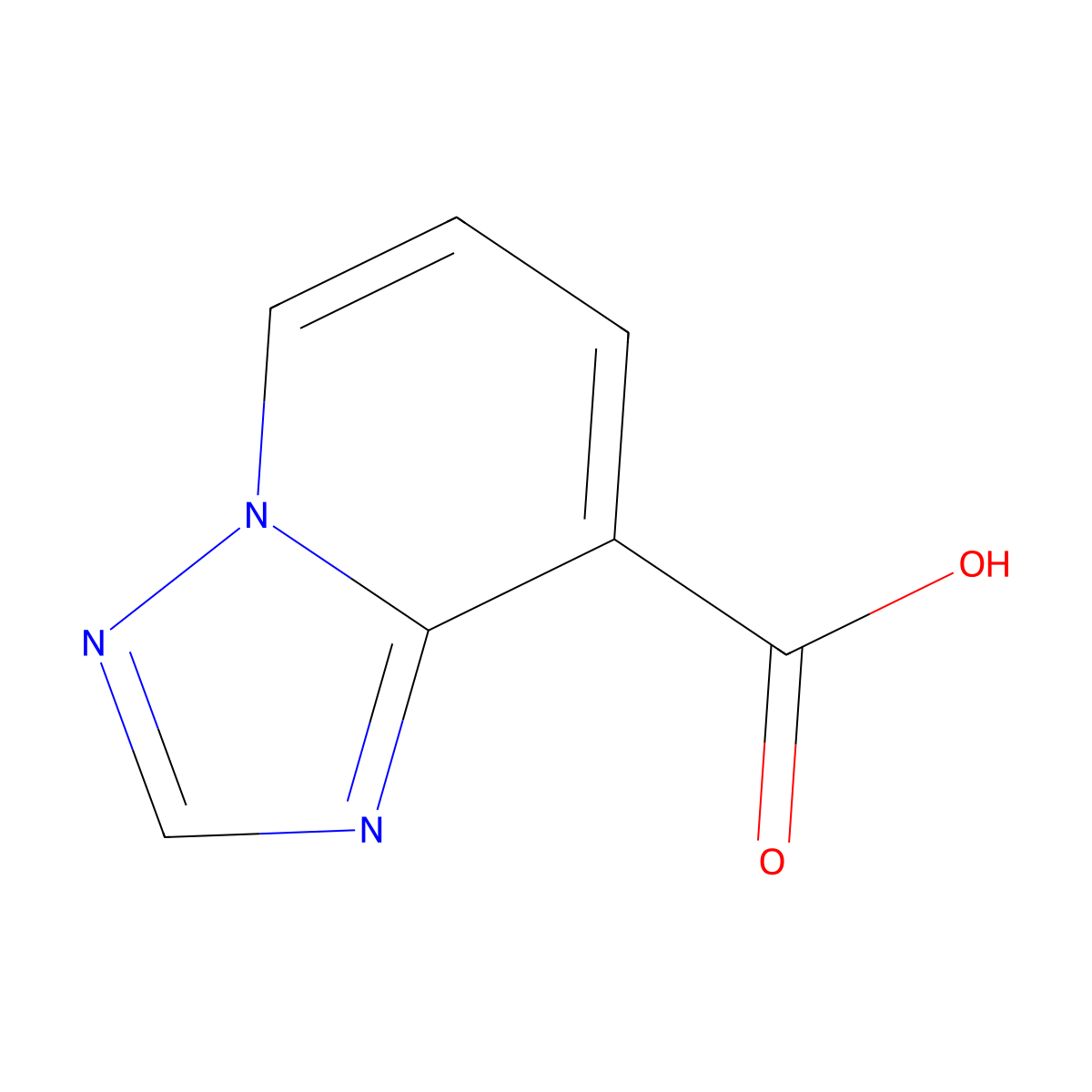 [1,2,4]Triazolo[1,5-A]pyridine-8-carboxylic acid molecular structure, CAS 1234616-36-4