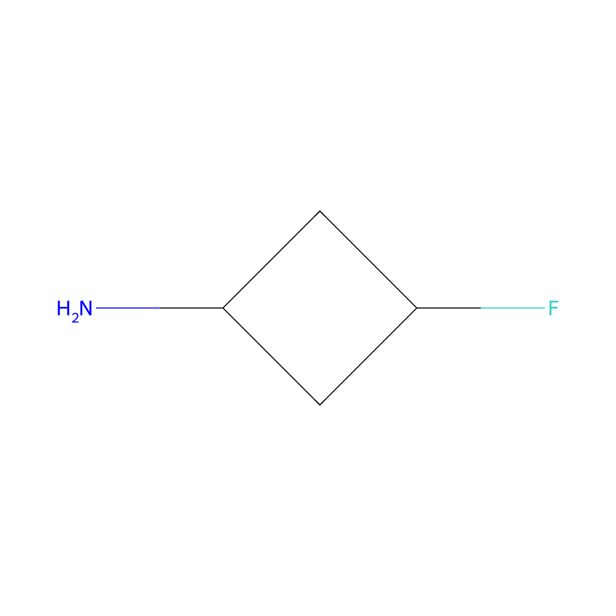 3-Fluorocyclobutanamine molecular structure, CAS 1234616-60-4