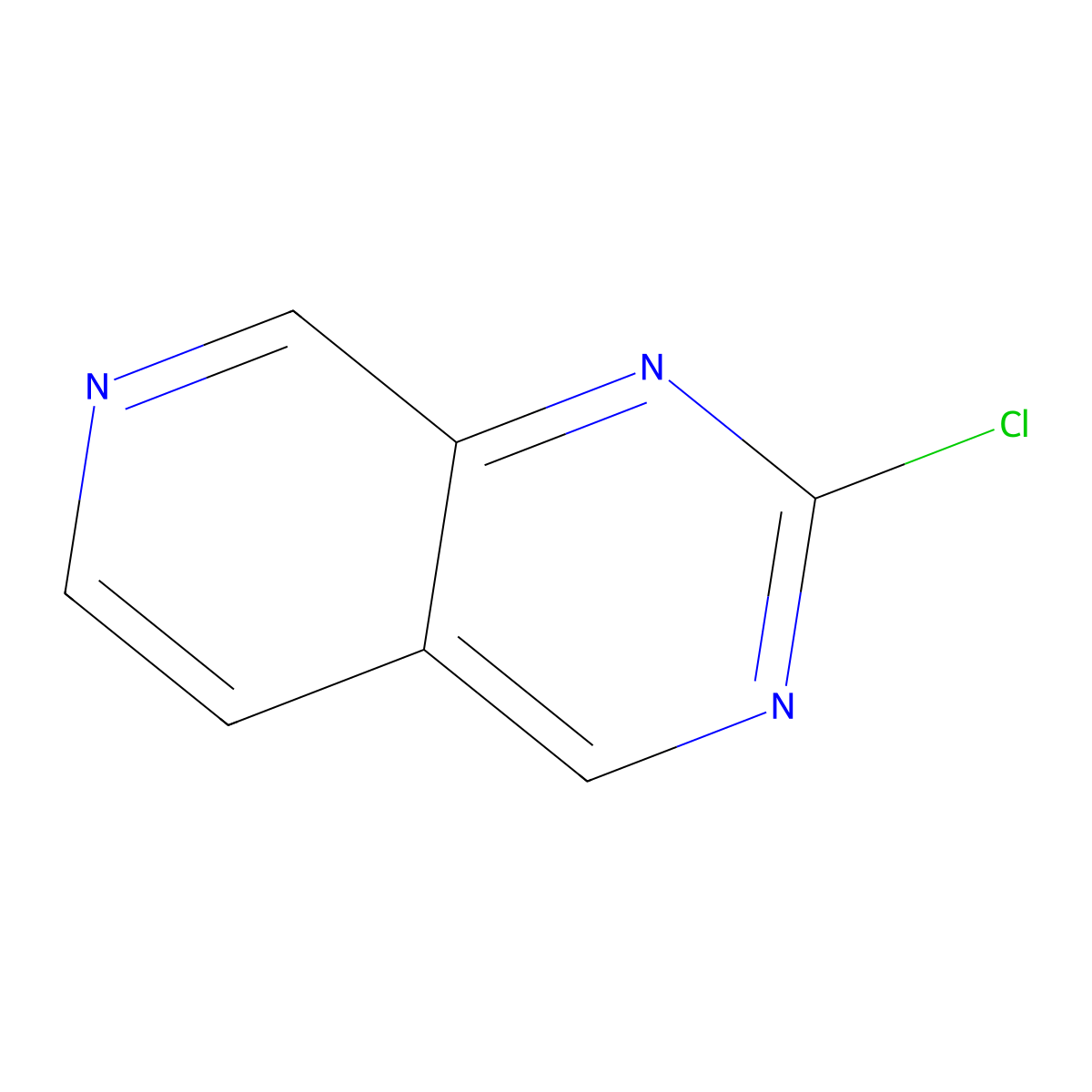 2-Chloropyrido[3,4-D]pyrimidine molecular structure, CAS 1234616-61-5