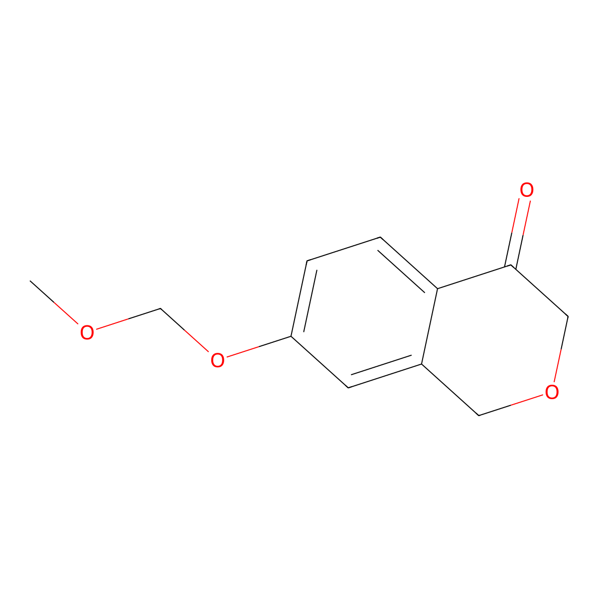 7-(Methoxymethoxy)isochroman-4-one molecular structure, CAS 1234672-74-2
