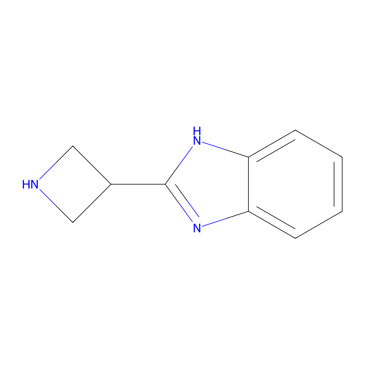 2-(azetidin-3-yl)-1H-benzimidazole molecular structure, CAS 1234710-00-9