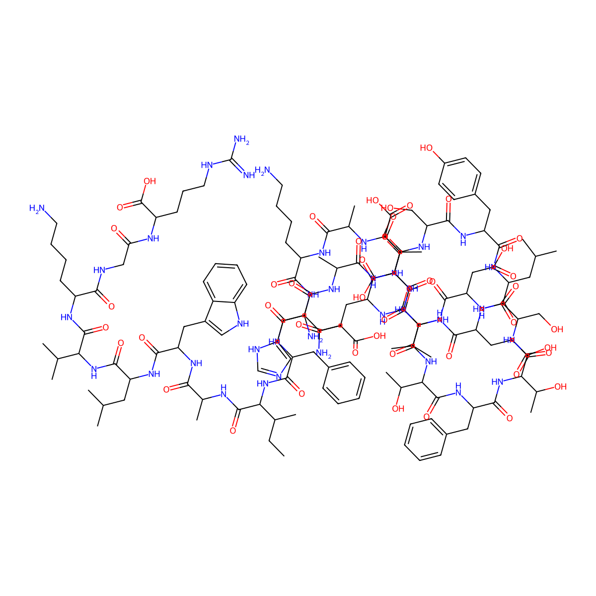 Beinaglutide molecular structure, CAS 123475-27-4