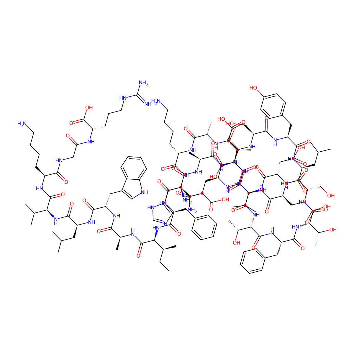 Beinaglutide molecular structure, CAS 123475-27-4