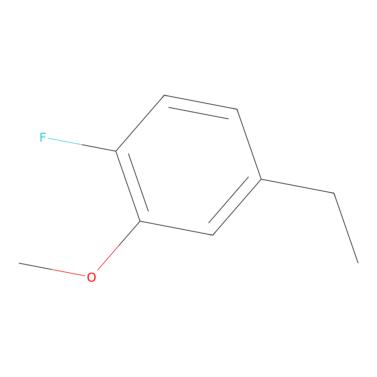 4-Ethyl-1-fluoro-2-methoxybenzene molecular structure, CAS 1234845-77-2