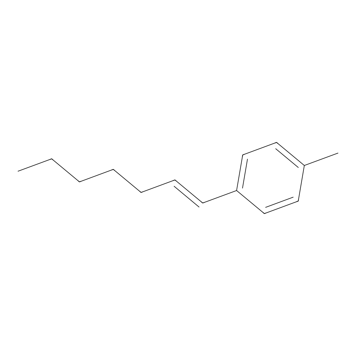 1-[(E)-hept-1-enyl]-4-methylbenzene molecular structure, CAS 123494-41-7