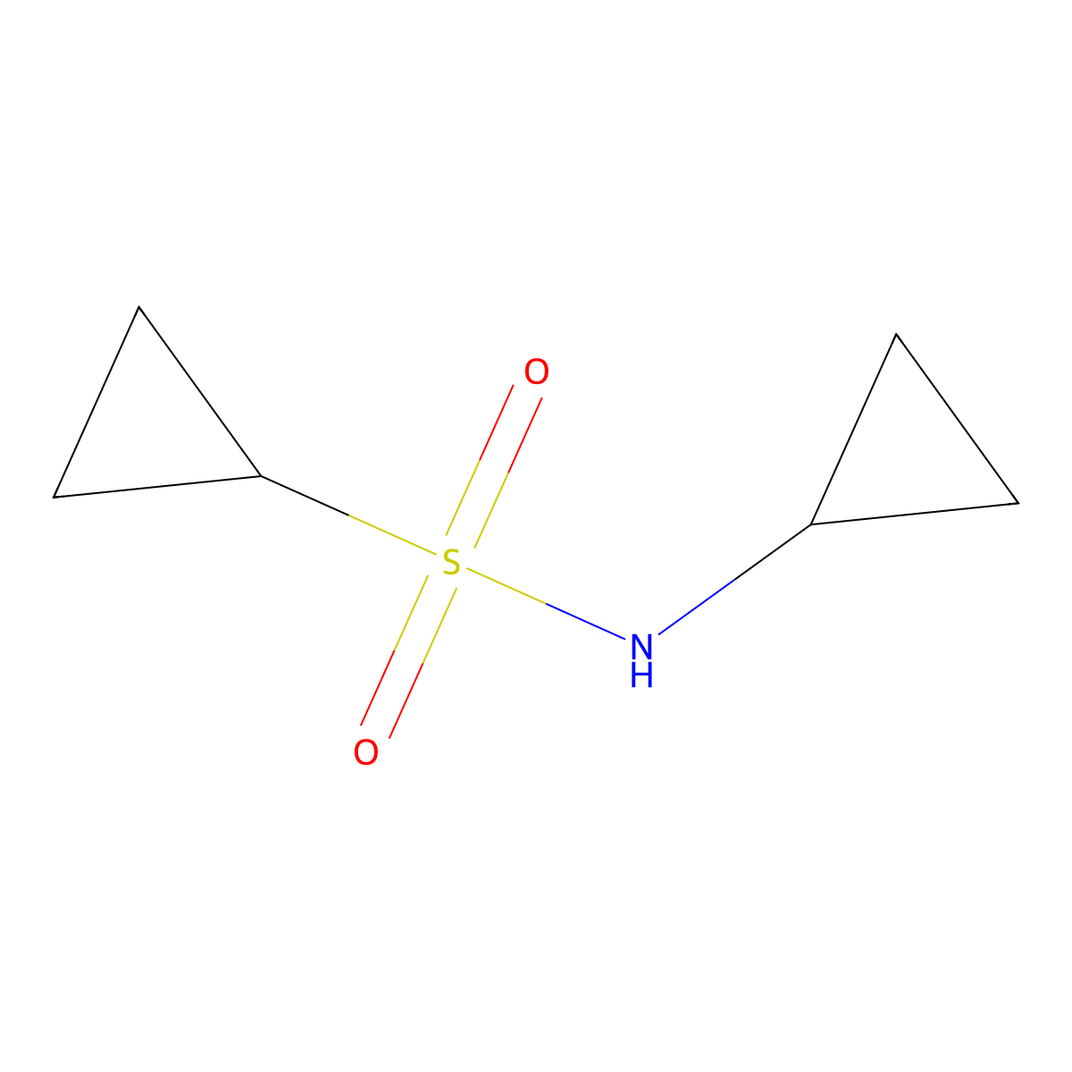 N-cyclopropylcyclopropanesulfonamide molecular structure, CAS 1235100-04-5
