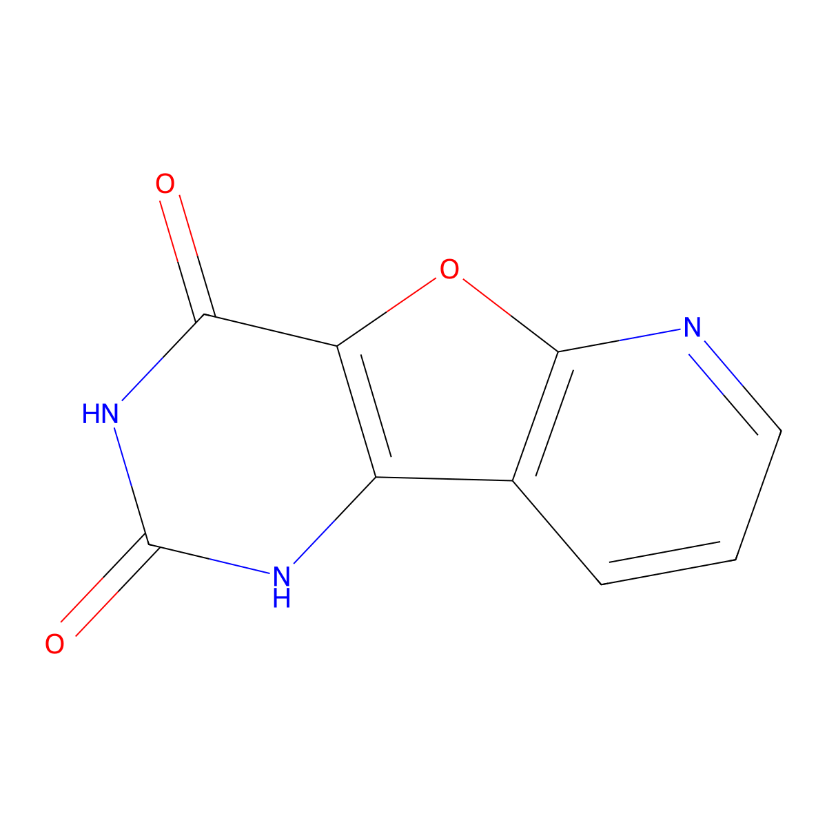 Pyrido[3',2':4,5]furo[3,2-d]pyrimidine-2,4(1H,3H)-dione molecular structure, CAS 1235181-59-5