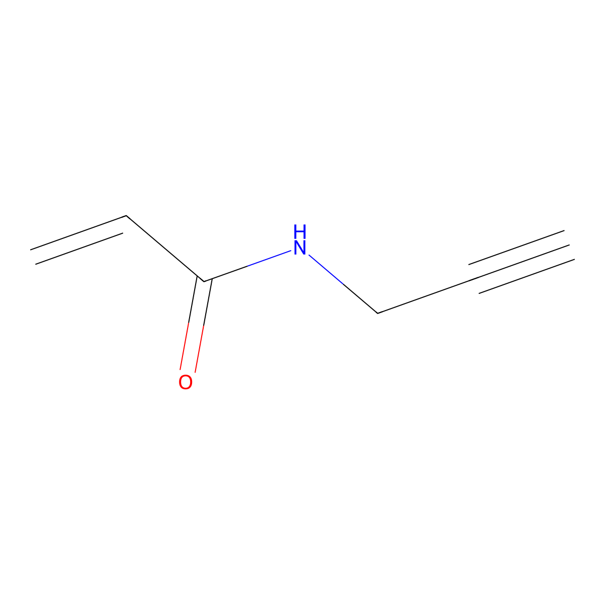 N-(prop-2-yn-1-yl)prop-2-enamide molecular structure, CAS 123523-58-0