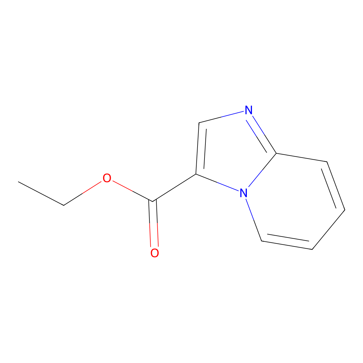 Ethyl Imidazo[1,2-a]pyridine-3-carboxylate molecular structure, CAS 123531-52-2