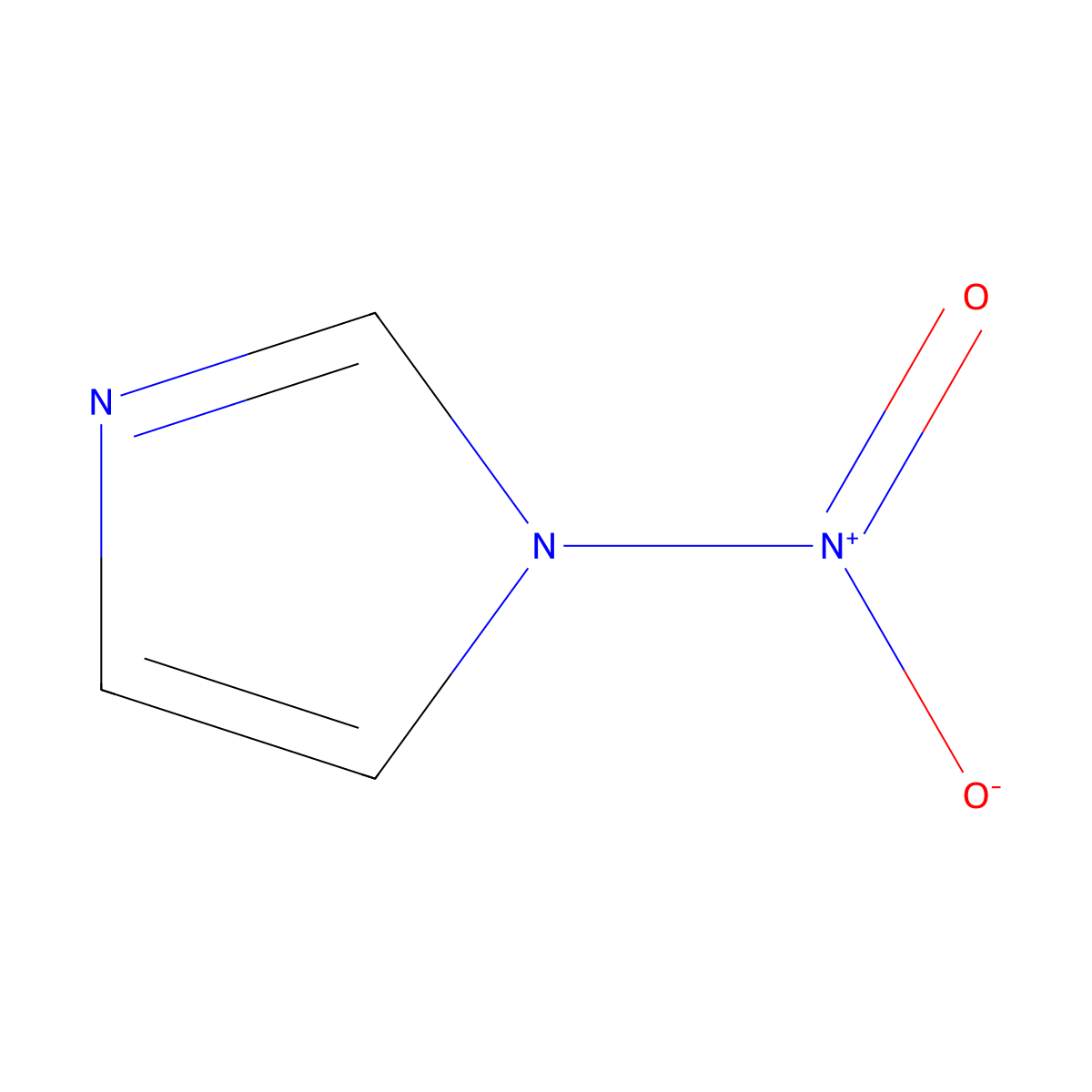 1H-Imidazole, nitro- molecular structure, CAS 1235329-65-3
