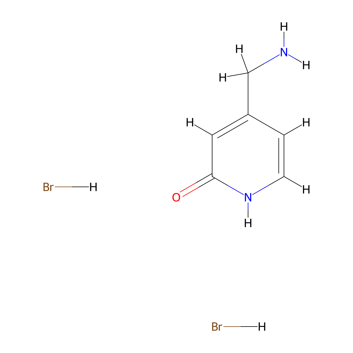 4-(Aminomethyl)pyridin-2-ol dihydrobromide molecular structure, CAS 1235439-27-6