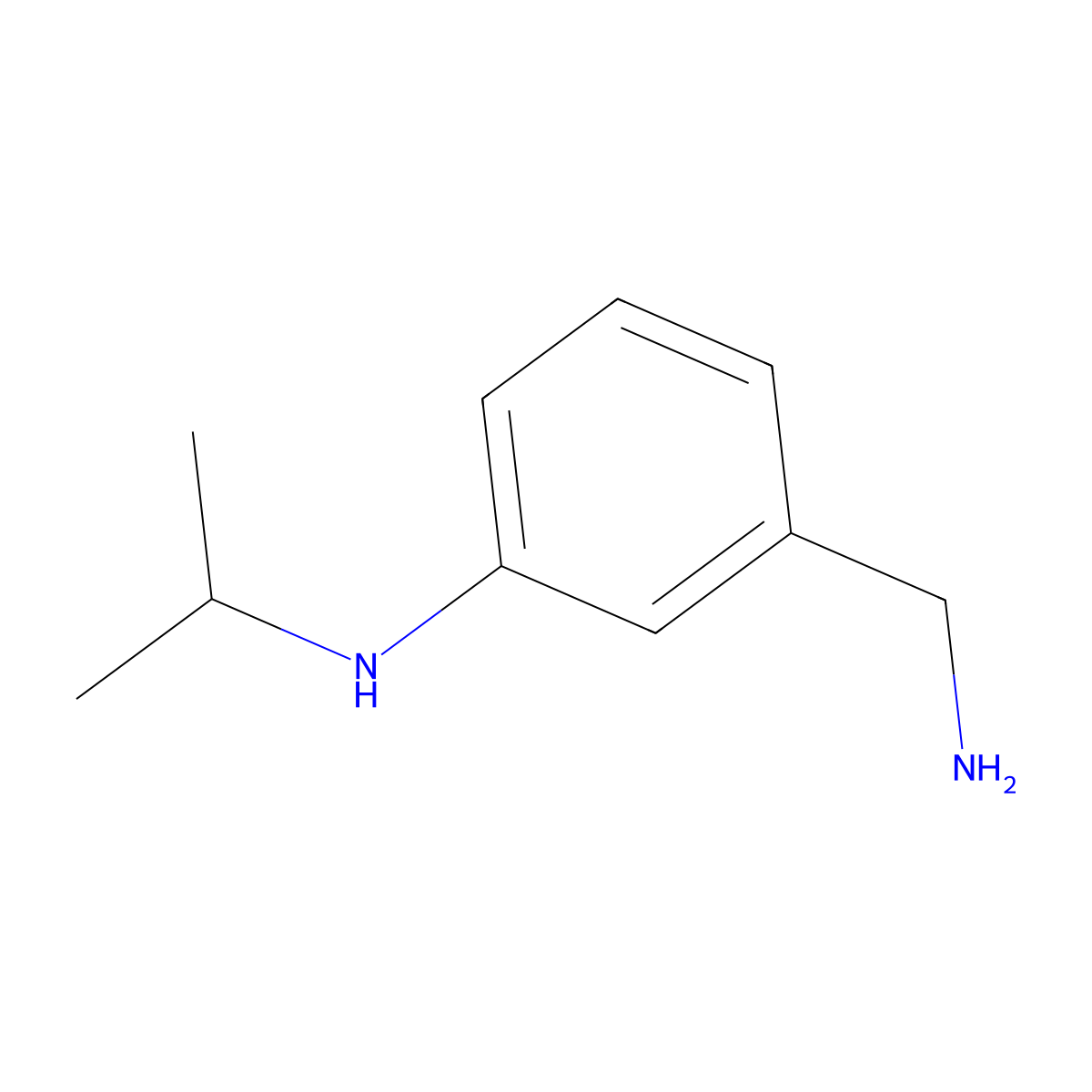 3-(aminomethyl)-N-(propan-2-yl)aniline molecular structure, CAS 1235440-08-0