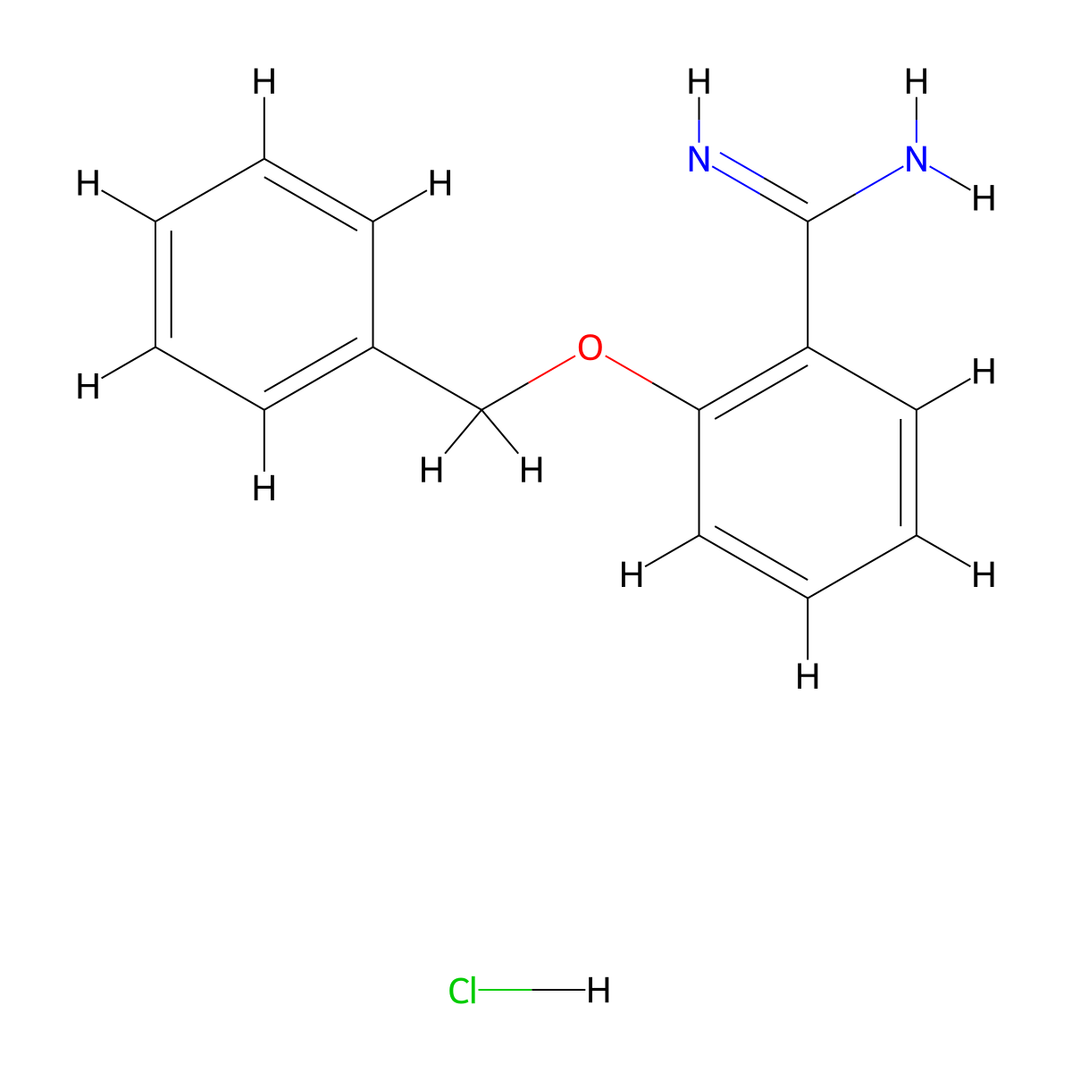 2-(Benzyloxy)benzene-1-carboximidamide hydrochloride molecular structure, CAS 1235441-58-3