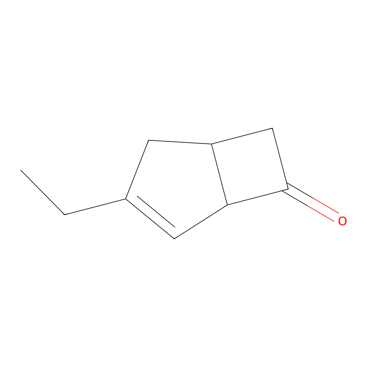 (1S,5R)-3-Ethylbicyclo[3.2.0]hept-3-EN-6-one molecular structure, CAS 1235479-60-3