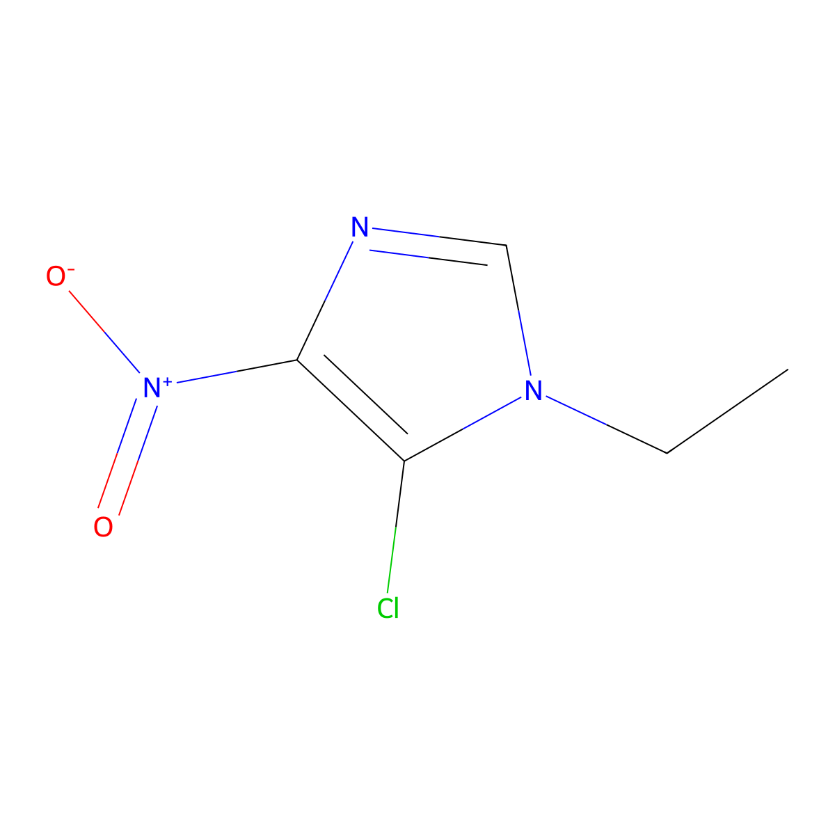 5-Chloro-1-ethyl-4-nitro-1h-imidazole molecular structure, CAS 123556-58-1