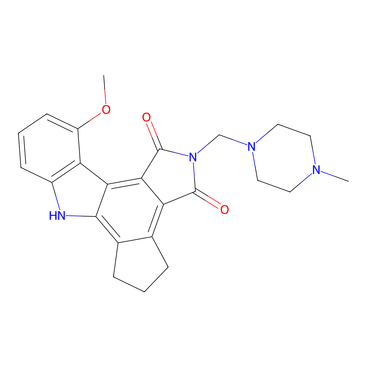Cep-9722 molecular structure, CAS 1235578-79-6
