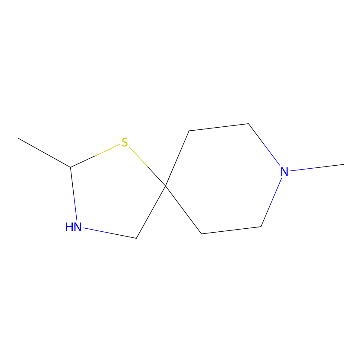 2,8-Dimethyl-1-thia-3,8-diazaspiro[4.5]decane molecular structure, CAS 1235734-26-5