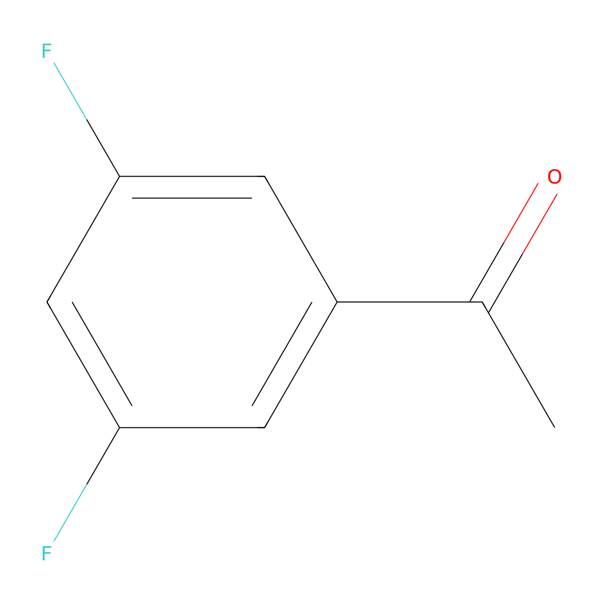 3',5'-Difluoroacetophenone molecular structure, CAS 123577-99-1
