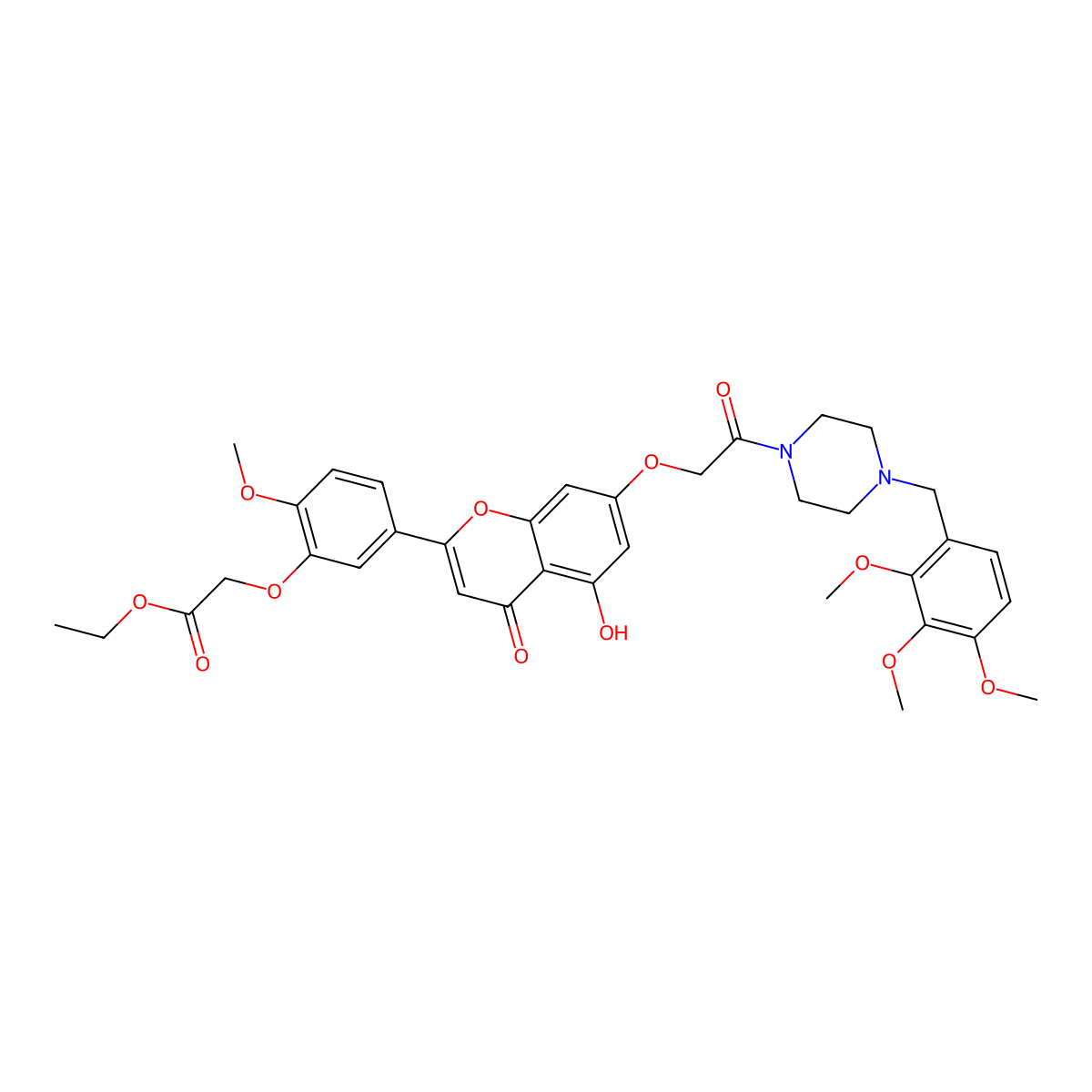 Antimalarial agent 38 molecular structure, CAS 123580-46-1