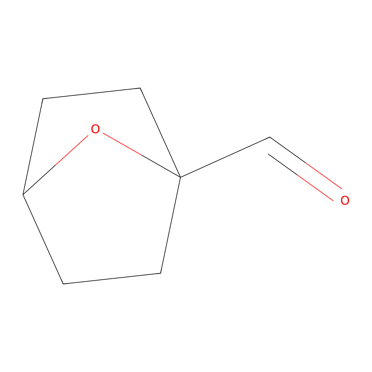 7-Oxabicyclo[2.2.1]heptane-1-carbaldehyde molecular structure, CAS 1235980-06-9
