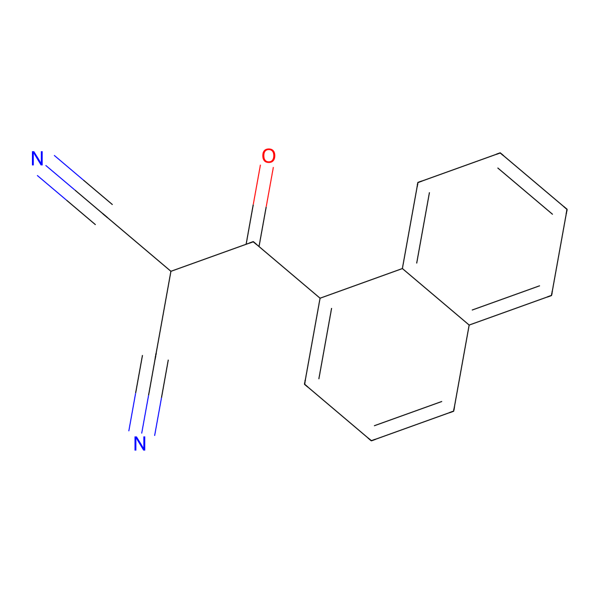 2-(1-naphthoyl)Malononitrile molecular structure, CAS 1236038-48-4