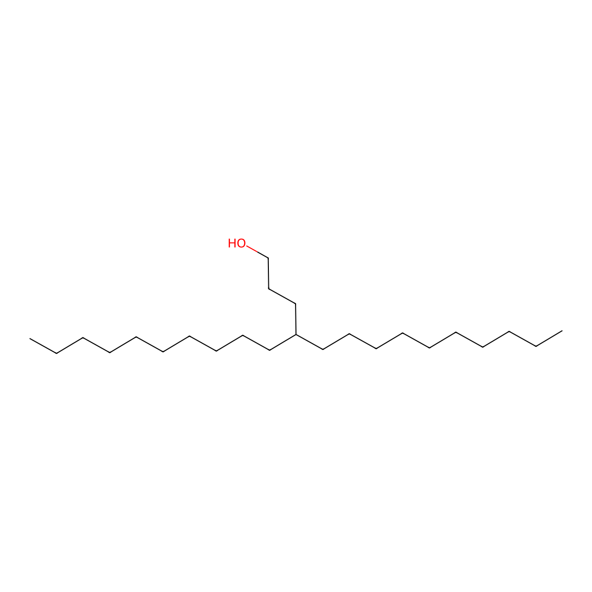4-Decyltetradecan-1-ol molecular structure, CAS 123613-13-8