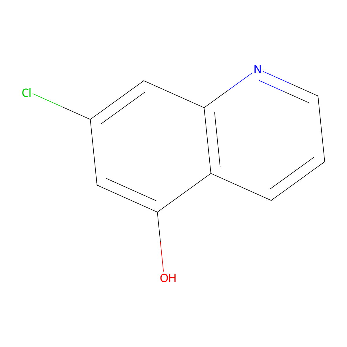 7-Chloroquinolin-5-ol molecular structure, CAS 1236162-22-3