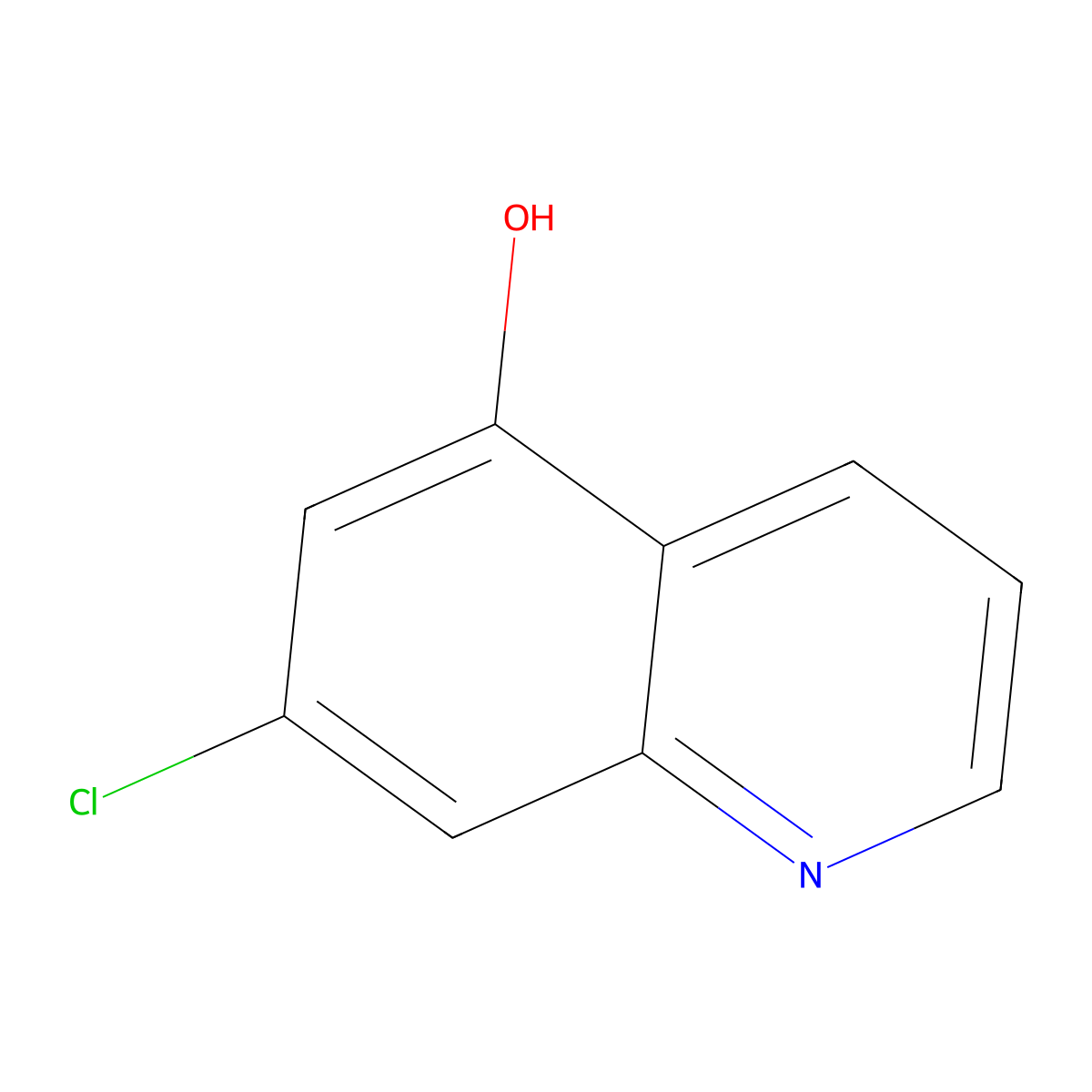 7-Chloroquinolin-5-ol molecular structure, CAS 1236162-22-3