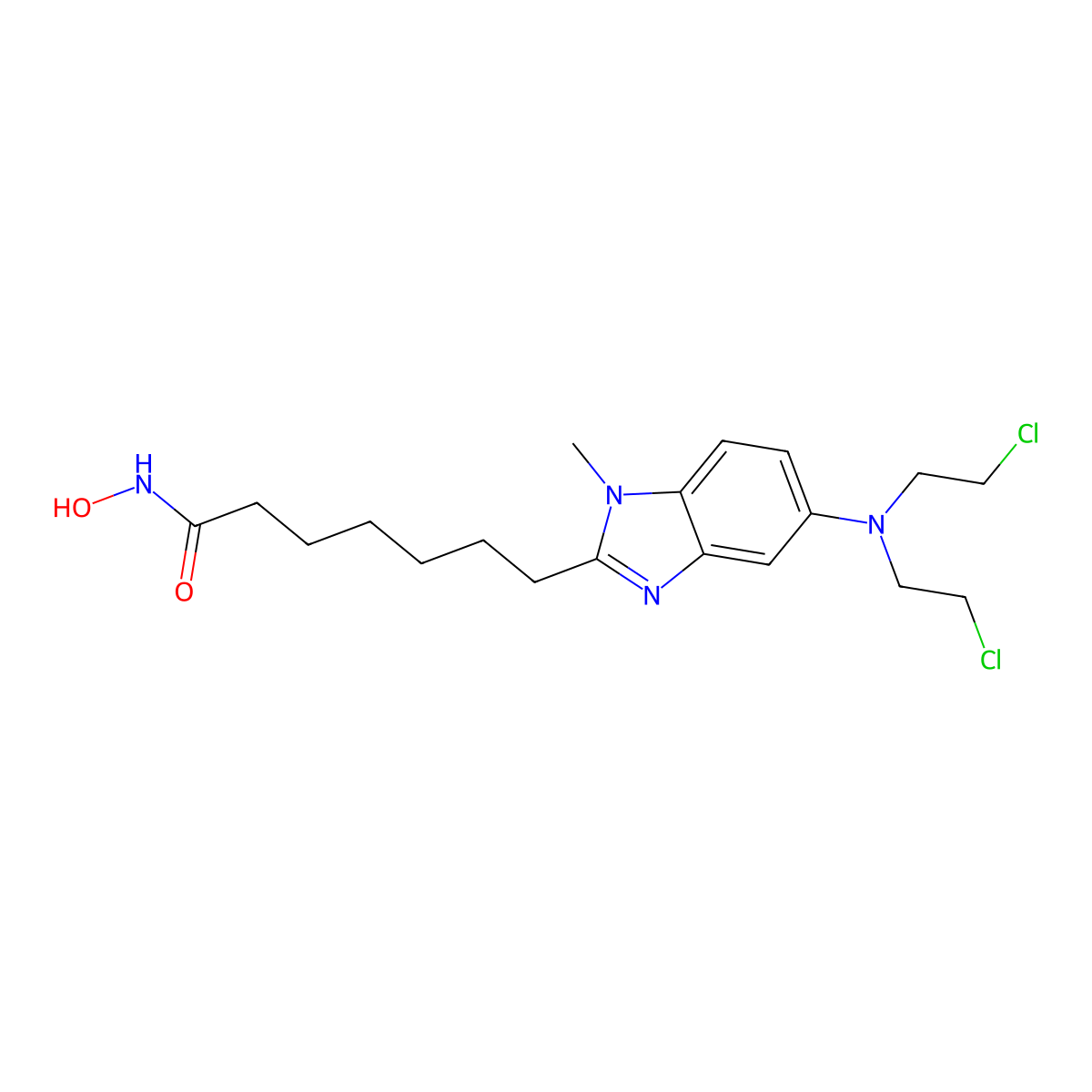 Tinostamustine molecular structure, CAS 1236199-60-2