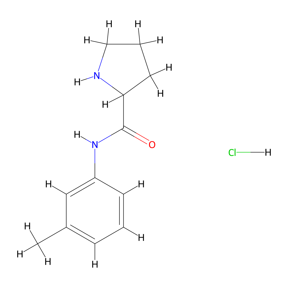 N-(m-Tolyl)pyrrolidine-2-carboxamide hydrochloride molecular structure, CAS 1236259-26-9