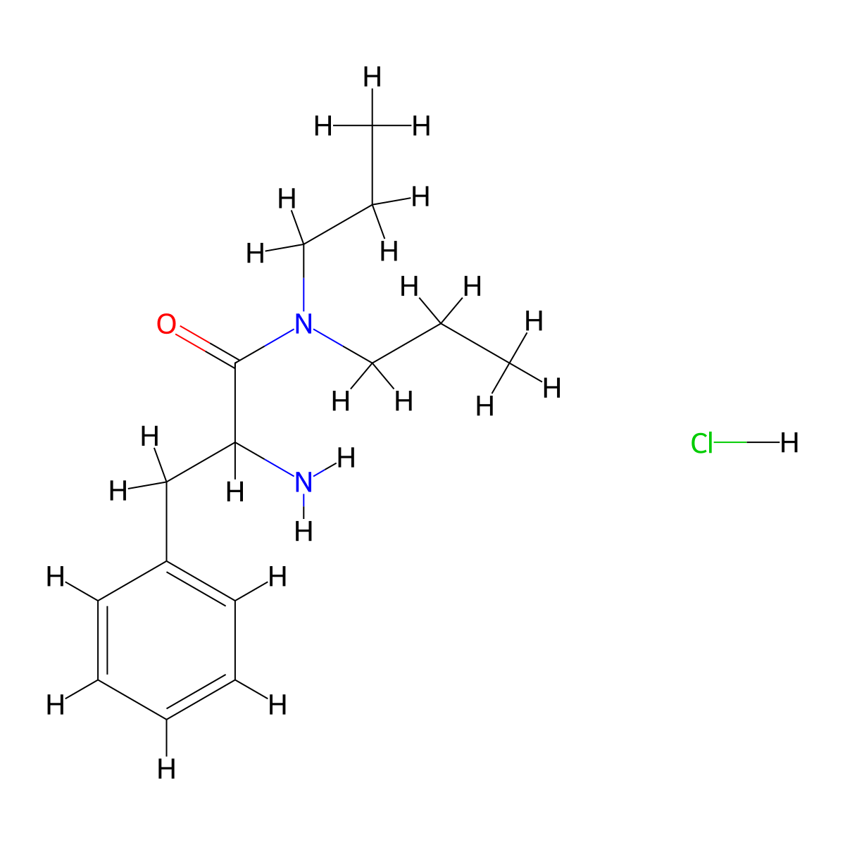 2-Amino-3-phenyl-N,N-dipropylpropanamide hydrochloride molecular structure, CAS 1236262-87-5