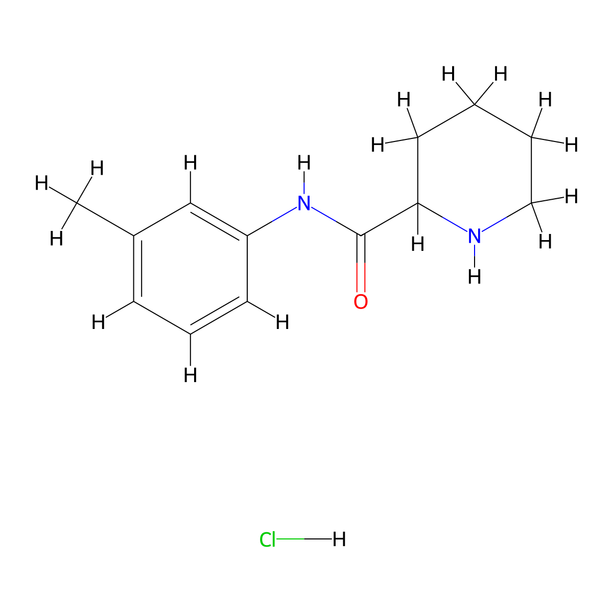 N-(3-Methylphenyl)-2-piperidinecarboxamide hydrochloride molecular structure, CAS 1236265-60-3
