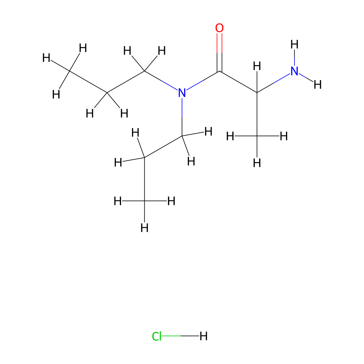 2-Amino-N,N-dipropylpropanamide hydrochloride molecular structure, CAS 1236266-07-1