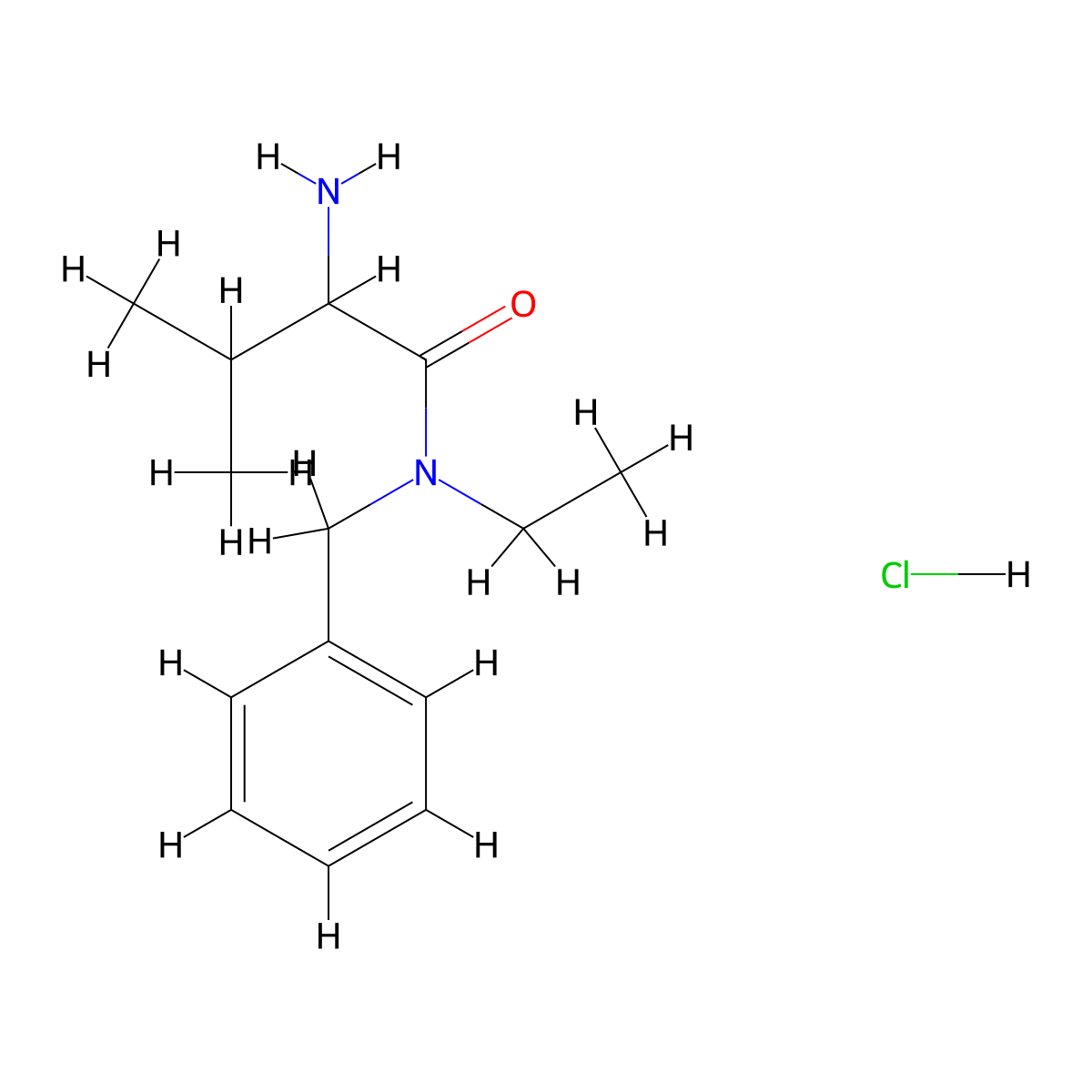 2-Amino-N-benzyl-N-ethyl-3-methylbutanamide hydrochloride molecular structure, CAS 1236272-31-3