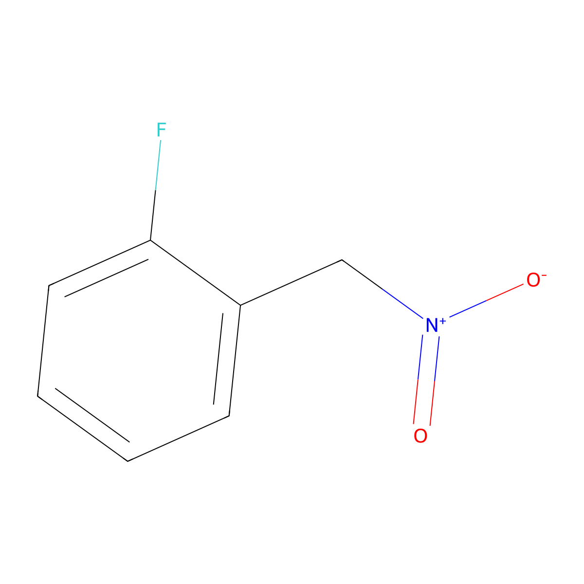 1-Fluoro-2-(nitromethyl)benzene molecular structure, CAS 1236304-34-9