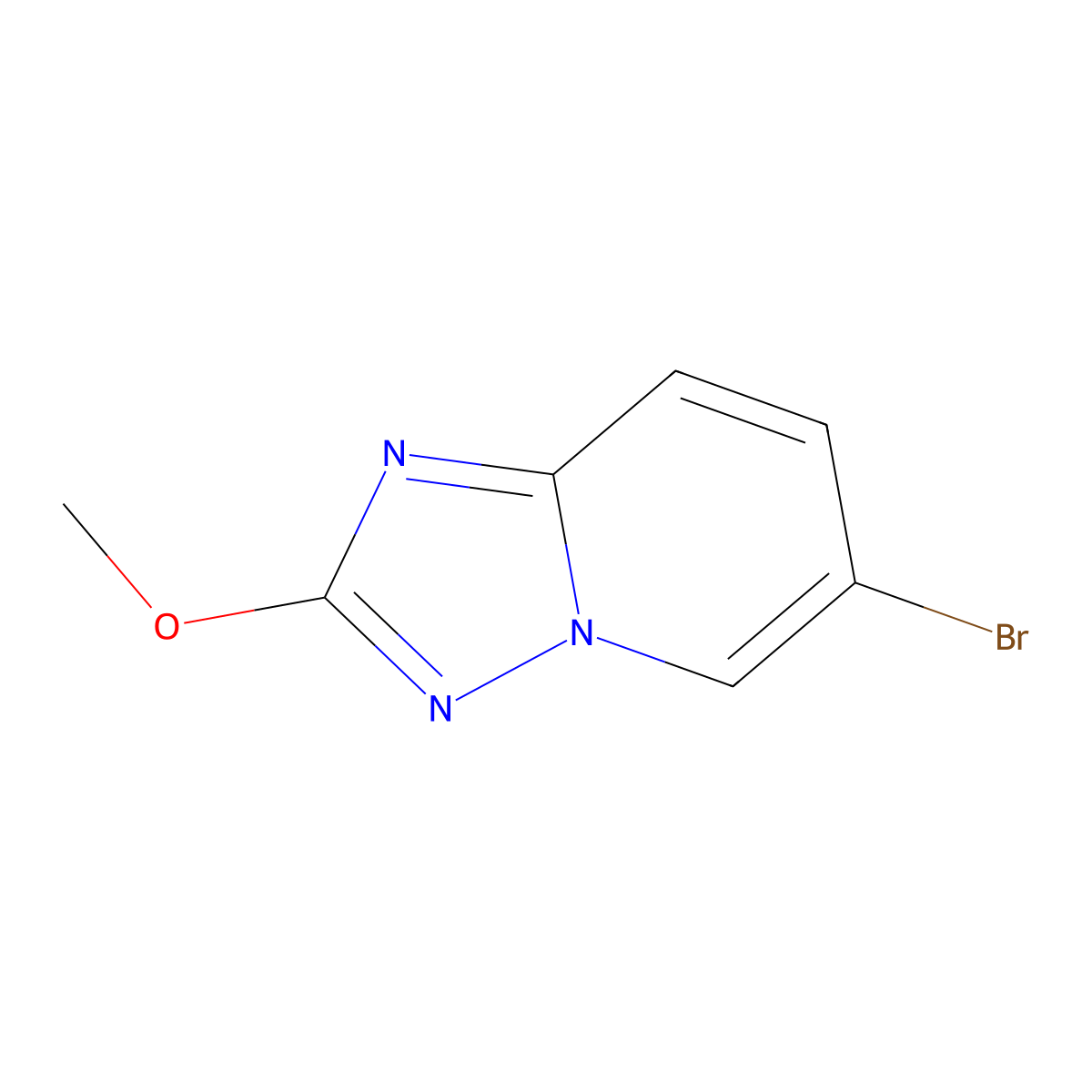 6-Bromo-2-methoxy-[1,2,4]triazolo[1,5-a]pyridine molecular structure, CAS 1236325-08-8