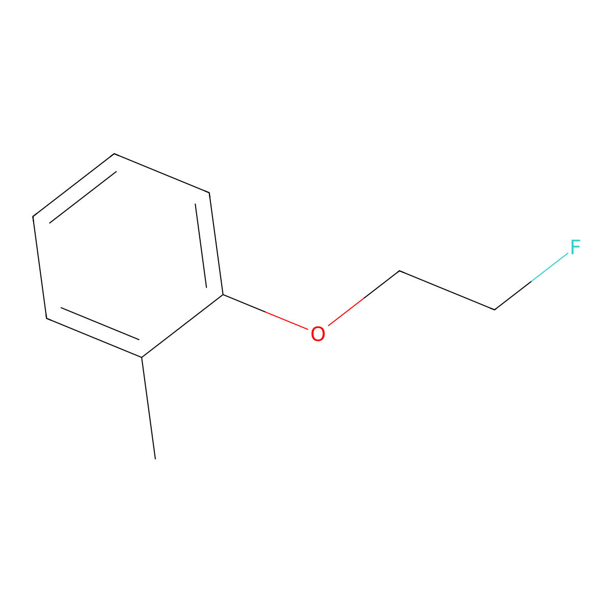 1-(2-Fluoroethoxy)-2-methylbenzene molecular structure, CAS 123644-37-1