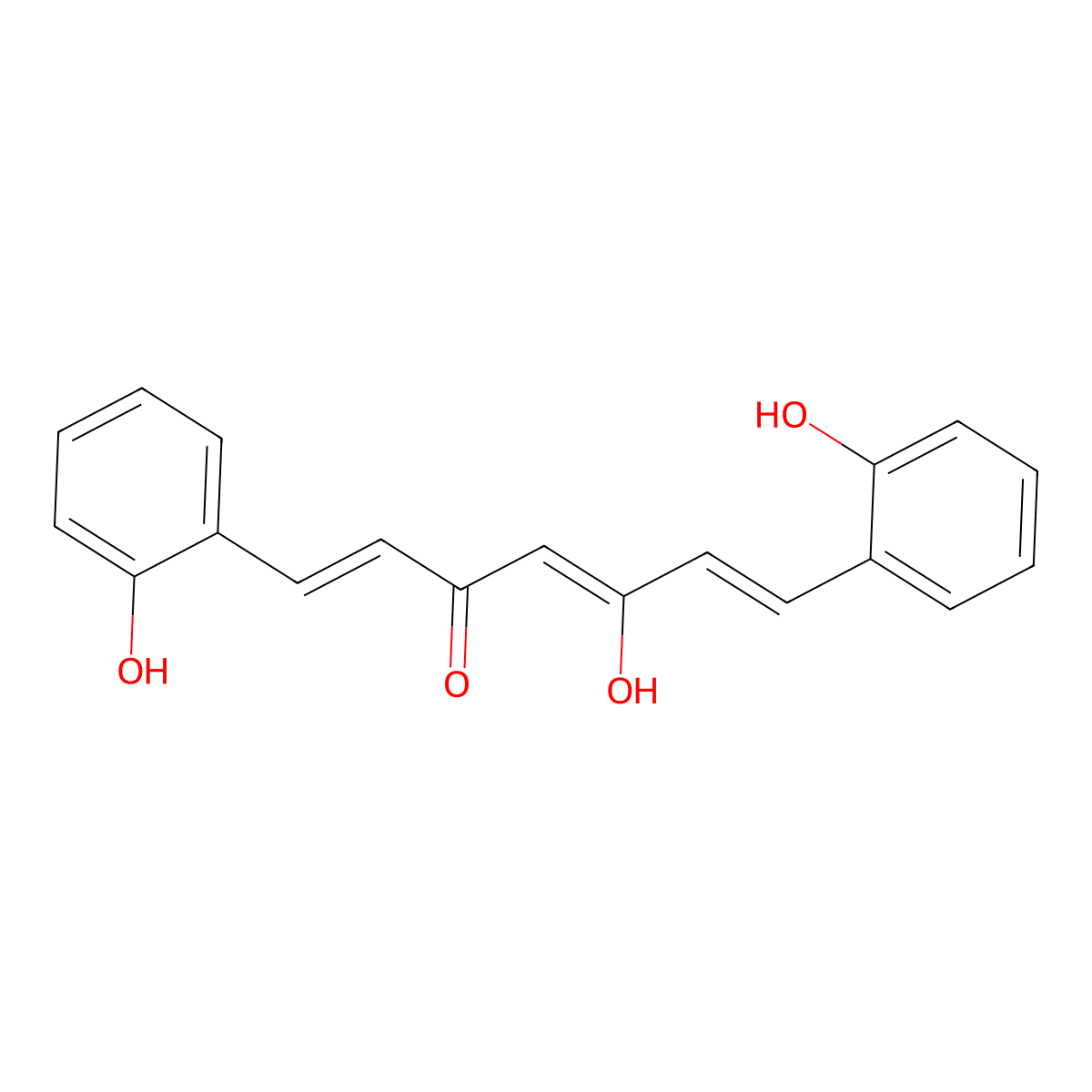 Salicylcurcumin molecular structure, CAS 1236545-54-2
